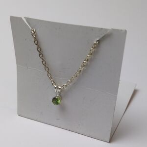 Effy Green Gemstone Gold Tone 19" Necklace New